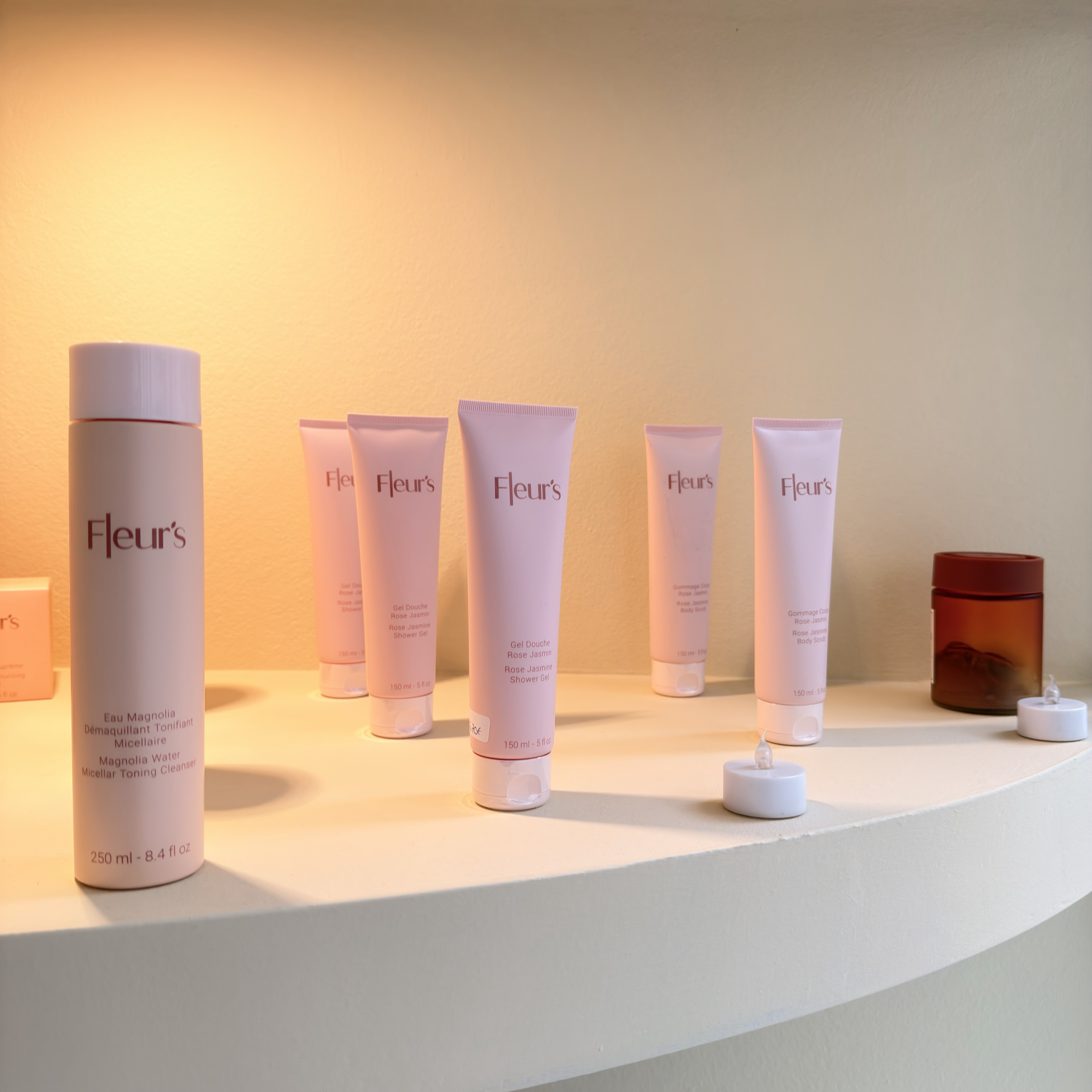 Fleur's Shower Gel & Magnolia Water products